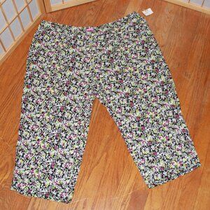 Unknown Brand Floral Print Pajama Capris